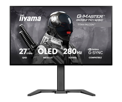 Monitor LED 27" (26,5"-28,4") iiyama  G-Master GOB2701QSC-B1 Titan Falcon
